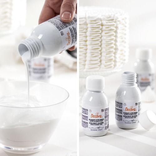COLORANTE EN GEL BLANCO 100 GR. DECORA