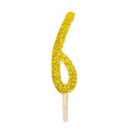 VELA Nº6 PURPURINA ORO PME