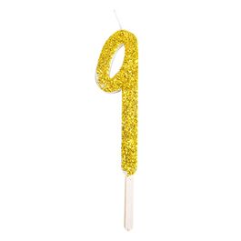 VELA Nº9 PURPURINA ORO PME