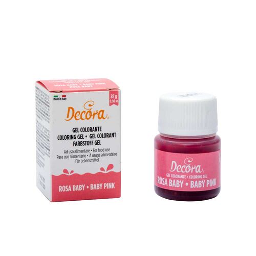 COLORANTE EN GEL ROSA 28 GR. DECORA