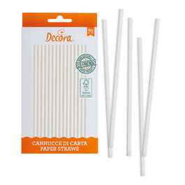 PAJITAS BLANCAS 80 UDS. DECORA