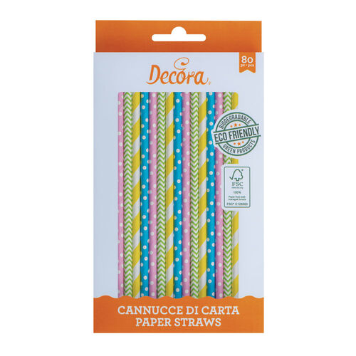 PAJITAS SPRING 80 UDS. DECORA