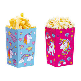 CAJAS FIESTA UNICORNIO 6 UDS. DECORA