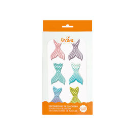 DECORACIÓN AZÚCAR SIRENAS DECORA