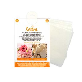 10 HOJAS OBLEA FINAS A4 DECORA