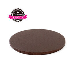 BASE MARRÓN 12 MM REDONDA - 25 CM. DECORA