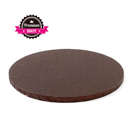 BASE MARRÓN 12 MM REDONDA - 35 CM. DECORA