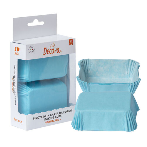 CÁPSULAS PLUMCAKE AZULES - 36 UDS. DECORA