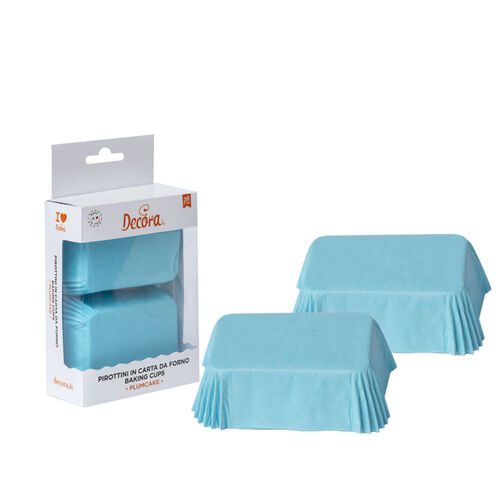 CÁPSULAS PLUMCAKE AZULES - 36 UDS. DECORA