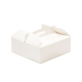 CAJA BLANCA CON ASA 36 CM. H12 DECORA