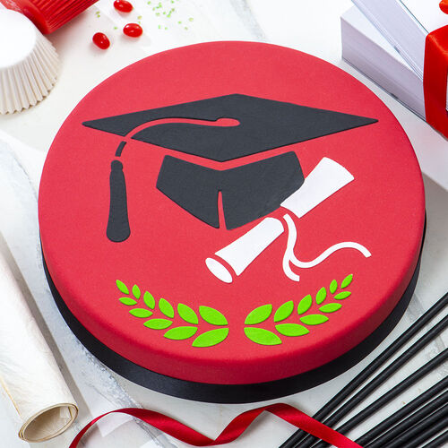 STENCIL SOMBRERO GRADUACIÓN 25 CM. DECORA