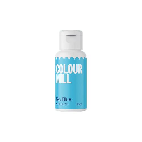 COLORANTE LIPOSOLUBLE GEL AZUL CIELO 20 ML. COLOUR MILL