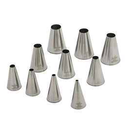 SET 10 BOQUILLAS REDONDAS DECORA