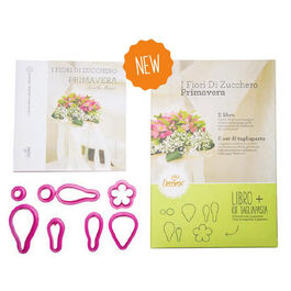 KIT LIBRO + 8 CORTADORES FLORES PRIMAVERA DECORA