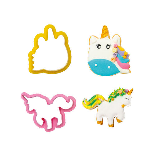 SET CORTADORES UNICORNIOS DECORA