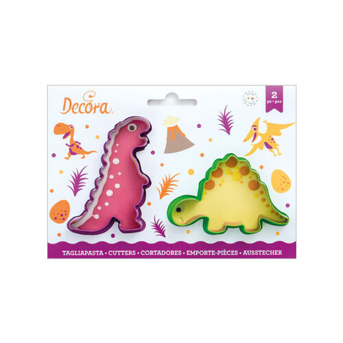 SET 2 CORTADORES JURASSIC DECORA