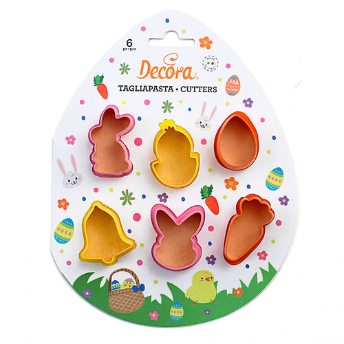 SET 6 MINI CORTADORES PASCUA DECORA