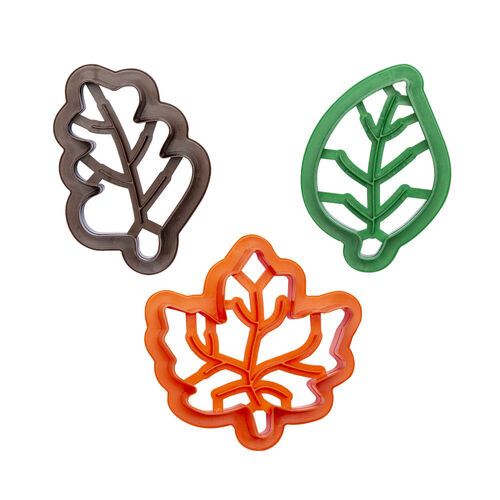 SET 3 CORTADORES HOJAS DE OTOÑO DECORA