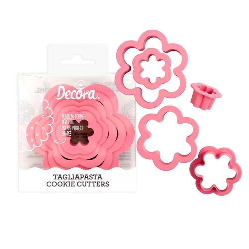 SET 6 CORTADORES FLOR DECORA