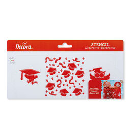 STENCIL GRADUACIÓN 10 X 25 CM. DECORA