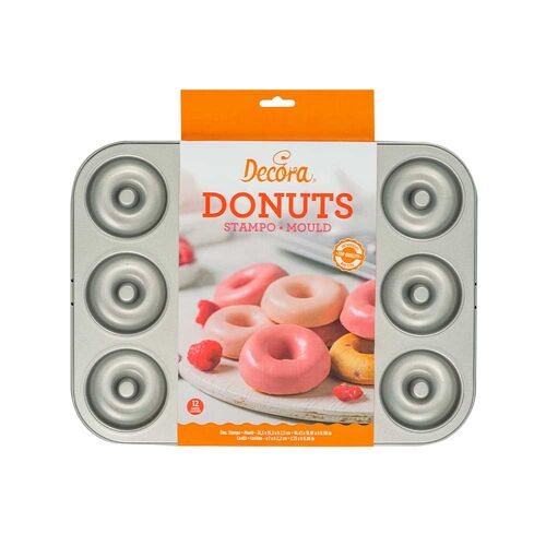 MOLDE 12 DONUTS Ø 7 CM. DECORA