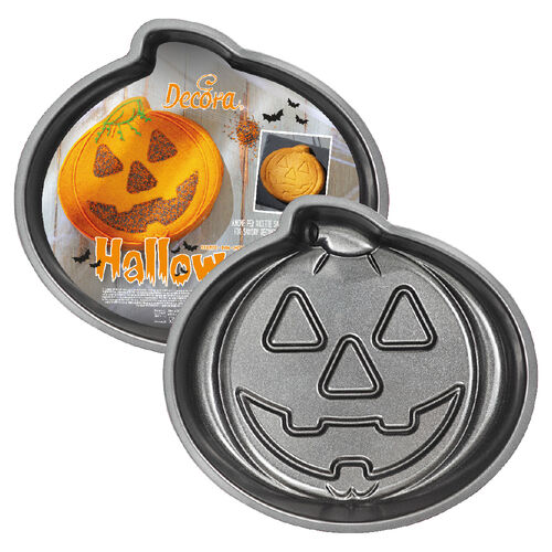 MOLDE ALUMINIO CALABAZA HALLOWEEN  30 X H 5 CM DECORA