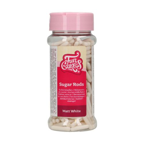 PALITOS AZÚCAR BLANCO MATE XL 70 GR. FUNCAKES