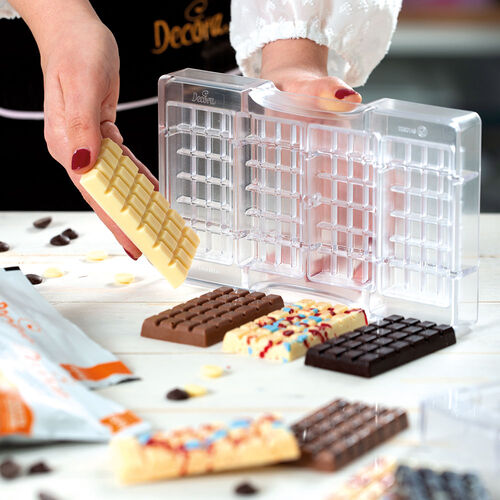 MOLDE CHOCOLATE TABLETA CLÁSICA DECORA