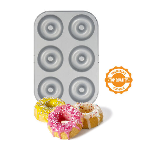 MOLDE 6 DONUTS DECORA