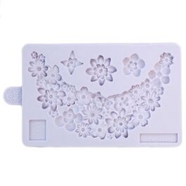 MOLDE SILICONA GUIRNALDA DE FLORES KAREN DAVIS