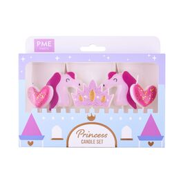 SET 5 VELAS PRINCESAS PME