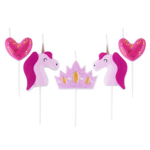 SET 5 VELAS PRINCESAS PME