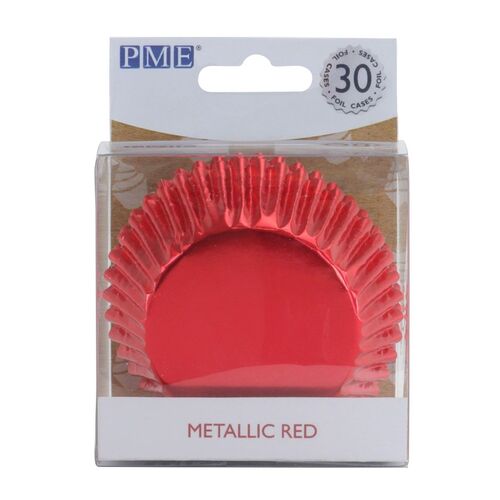 CÁPSULAS METALIZADAS ROJO 30 UDS. PME