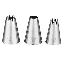 SET 3 BOQUILLAS GRANDES JEM