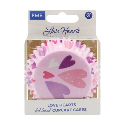 CÁPSULAS LOVE HEARTS ALUMINIO 30 UDS. PME