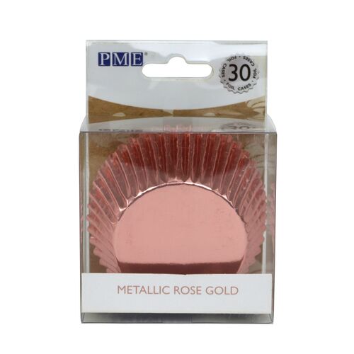 CÁPSULAS METALIZADAS ROSA GOLD 30 UDS. PME