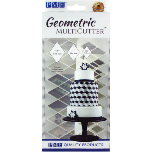 SET 3 CORTADORES GEOMÉTRICOS DIAMANTE PME