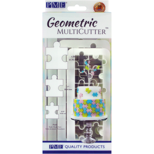 SET 3 CORTADORES GEOMTRICOS PUZZLE PME