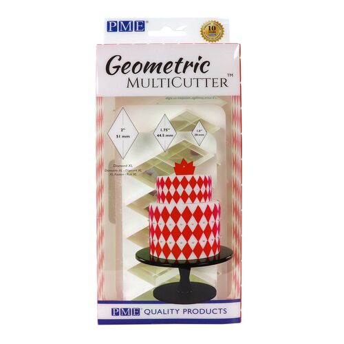 SET 3 CORTADORES GEOMÉTRICOS DIAMANTE PME
