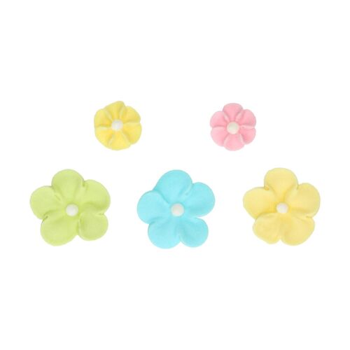 DECORACIONES AZÚCAR FLORES MIX PASTEL 32 UDS. FUNCAKES