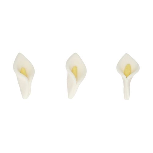 DECORACIONES AZÚCAR CALLA BLANCA 24 UDS. FUNCAKES