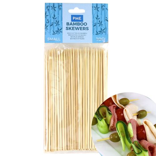 BROCHETAS BAMBÚ 15 CM. - 100 UDS.