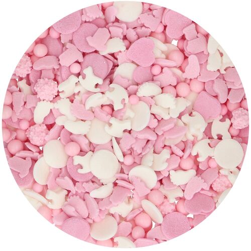 SPRINKLE MEDLEY BABY ROSA 50 GR. FUNCAKES