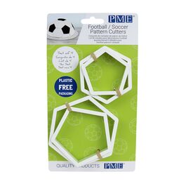 SET 4 CORTADORES PATRÓN BALÓN FÚTBOL PME