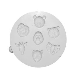 MOLDE SILICONA CABEZAS PEQUEÑAS ANIMALES