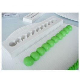 MOLDE SILICONA CORDÓN MEGA PERLAS