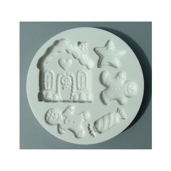 MOLDE SILICONA GALLETAS NAVIDAD