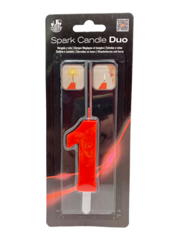 SPARK CANDLE DUO ROJA NÚM.1