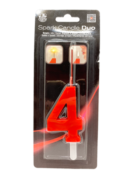SPARK CANDLE DUO ROJA NM.4