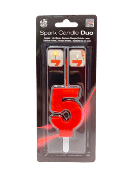 SPARK CANDLE DUO ROJA NM.5